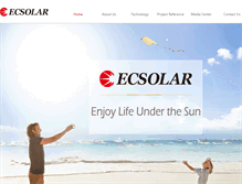 Tablet Screenshot of ecsolar.com